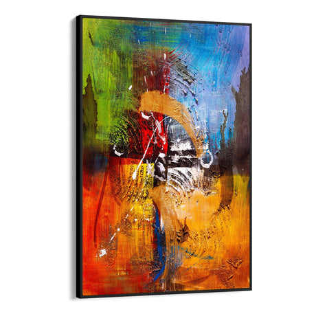 Quadro Stampa su Tela Vortici Cromatici - CupidoDesign