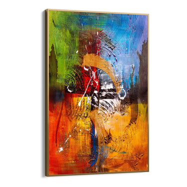 Quadro Stampa su Tela Vortici Cromatici - CupidoDesign