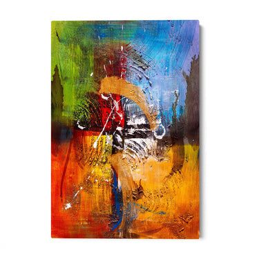Quadro Stampa su Tela Vortici Cromatici - CupidoDesign