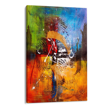 Quadro Stampa su Tela Vortici Cromatici - CupidoDesign