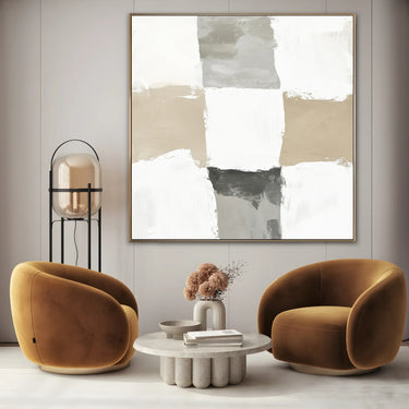 Quadro Stampa su Tela Vuoto Pieno - CupidoDesign