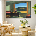 Quadro Stampa su Tela Western Motel, Edward Hopper - CupidoDesign