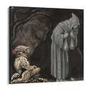 Quadro Stampa su Tela Witch and Boy, John Bauer - CupidoDesign