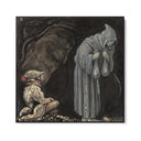 Quadro Stampa su Tela Witch and Boy, John Bauer - CupidoDesign