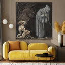 Quadro Stampa su Tela Witch and Boy, John Bauer - CupidoDesign