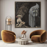 Quadro Stampa su Tela Witch and Boy, John Bauer - CupidoDesign