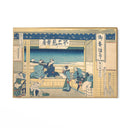 Quadro Stampa su Tela Yoshida a Tokaido, Katsushika Hokusai - CupidoDesign