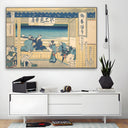 Quadro Stampa su Tela Yoshida a Tokaido, Katsushika Hokusai - CupidoDesign