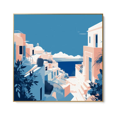 Quadro Stampa su Tela A due passi dal mare - CupidoDesign