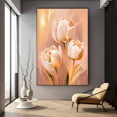 Quadro Stampa su Tela Abbracci di petali - CupidoDesign
