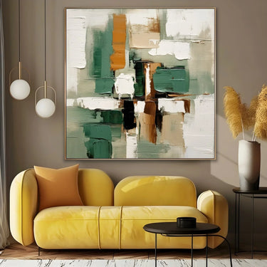 Quadro Stampa su Tela Abbraccio Verde - CupidoDesign