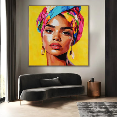 Quadro Stampa su Tela Abisso tra le ciglia - CupidoDesign