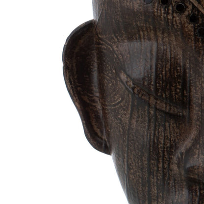 Tête d'homme africain 17 x 16 x 46 cm
