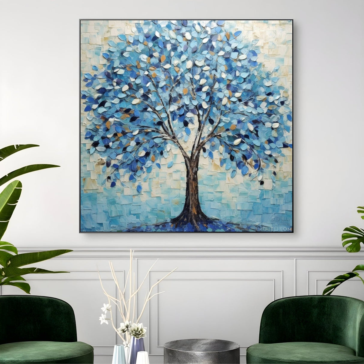 Blue tree