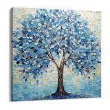 Arbre bleu