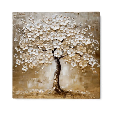 Quadro Stampa su Tela Albero dei Sogni Dorati - CupidoDesign