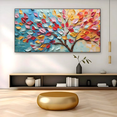 Quadro Stampa su Tela Albero della natura 75x150cm - CupidoDesign