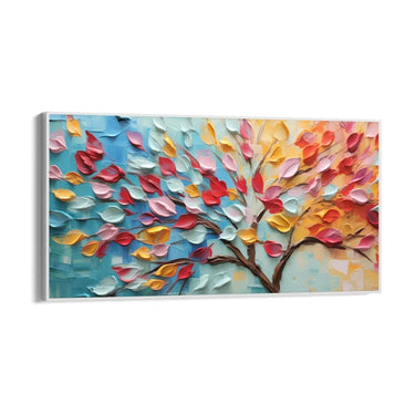 Quadro Stampa su Tela Albero della natura 75x150cm - CupidoDesign