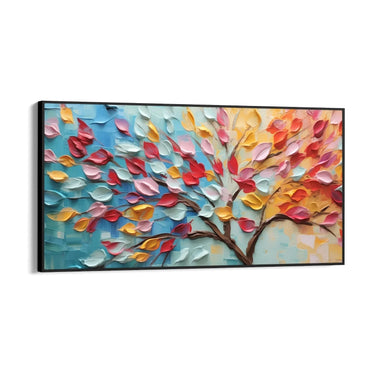 Quadro Stampa su Tela Albero della natura 75x150cm - CupidoDesign