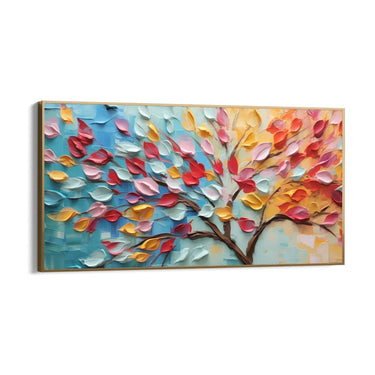 Quadro Stampa su Tela Albero della natura 75x150cm - CupidoDesign