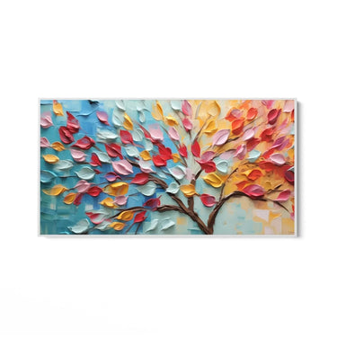 Quadro Stampa su Tela Albero della natura 75x150cm - CupidoDesign
