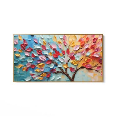 Quadro Stampa su Tela Albero della natura 75x150cm - CupidoDesign