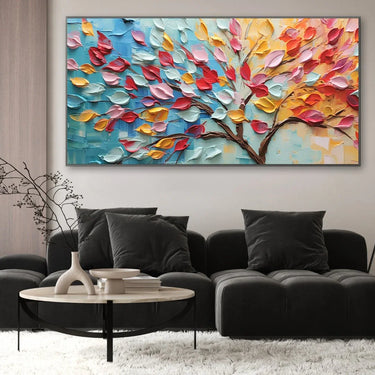 Quadro Stampa su Tela Albero della natura 75x150cm - CupidoDesign