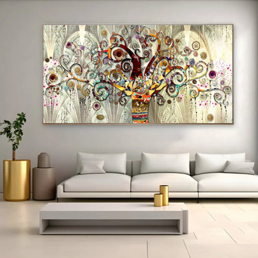 Quadro Stampa su Tela Albero della Vita, Klimt - CupidoDesign