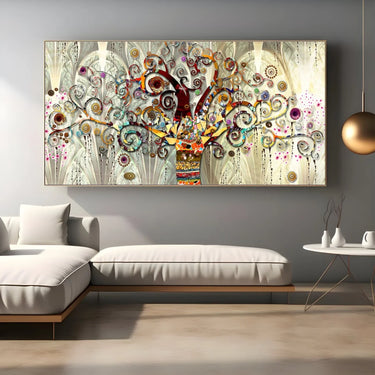 Quadro Stampa su Tela Albero della Vita, Klimt - CupidoDesign