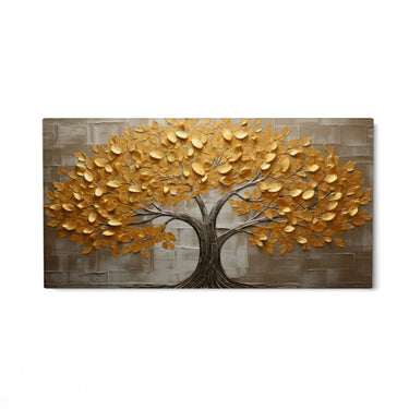 Quadro Stampa su Tela Albero dell'oro - CupidoDesign