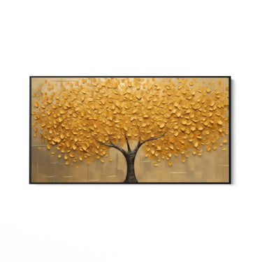 Quadro Stampa su Tela Albero dorato - CupidoDesign