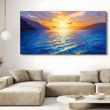 Quadro Stampa su Tela Ali al Crepuscolo - CupidoDesign