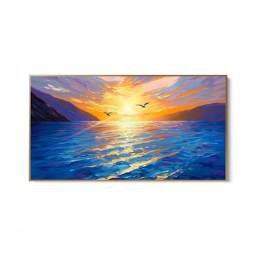 Quadro Stampa su Tela Ali al Crepuscolo - CupidoDesign