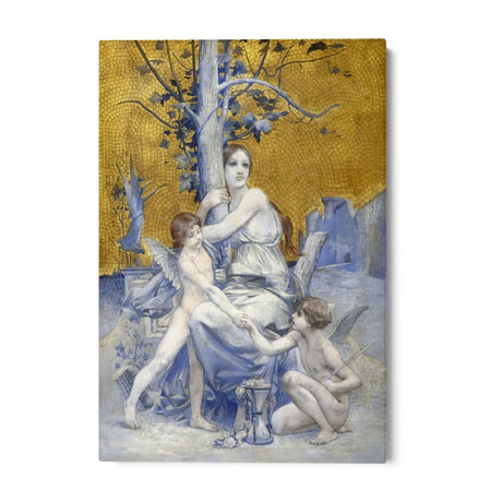 Quadro Stampa su Tela Allegoria del tempo, Luc-Olivier Merson (1896) - CupidoDesign