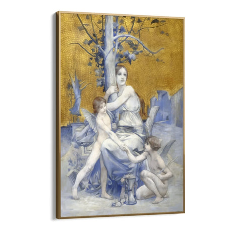 Quadro Stampa su Tela Allegoria del tempo, Luc-Olivier Merson (1896) - CupidoDesign