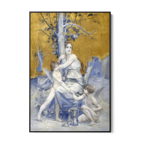 Quadro Stampa su Tela Allegoria del tempo, Luc-Olivier Merson (1896) - CupidoDesign