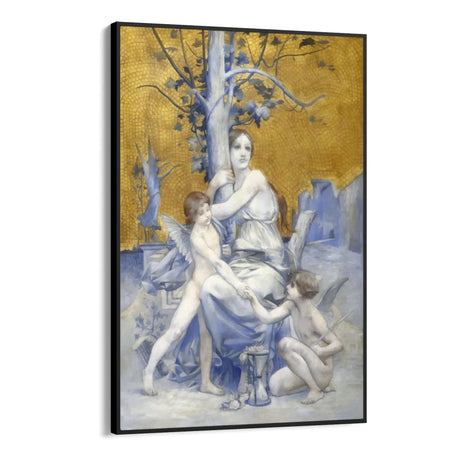Quadro Stampa su Tela Allegoria del tempo, Luc-Olivier Merson (1896) - CupidoDesign