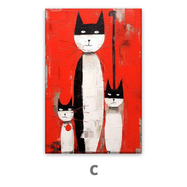 Quadro Stampa su Tela Amicizia Colorata - CupidoDesign