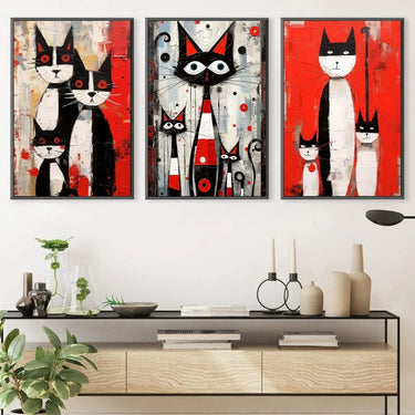 Quadro Stampa su Tela Amicizia Colorata - CupidoDesign