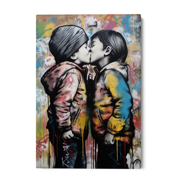 Quadro Stampa su Tela Amore Universale - CupidoDesign