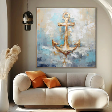 Quadro Stampa su Tela Ancora Delicata - CupidoDesign
