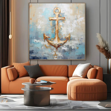 Quadro Stampa su Tela Ancora Delicata - CupidoDesign