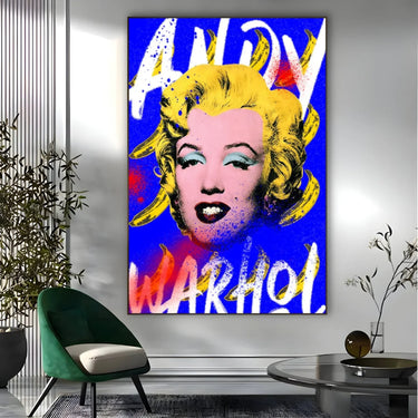 Quadro Stampa su Tela Andy Warhol Marylin Monroe - CupidoDesign