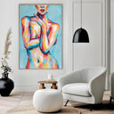 Quadro Stampa su Tela Anima Viola - CupidoDesign