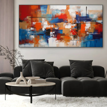Quadro Stampa su Tela Arancio Lussuoso - CupidoDesign