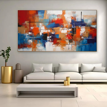 Quadro Stampa su Tela Arancio Lussuoso - CupidoDesign