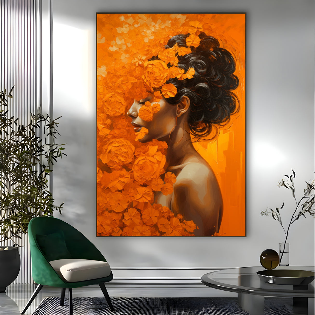 Blomster orange