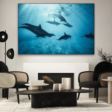 Quadro Stampa su Tela Armonia Acquatica - CupidoDesign