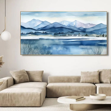 Quadro Stampa su Tela Armonia Alpina - CupidoDesign