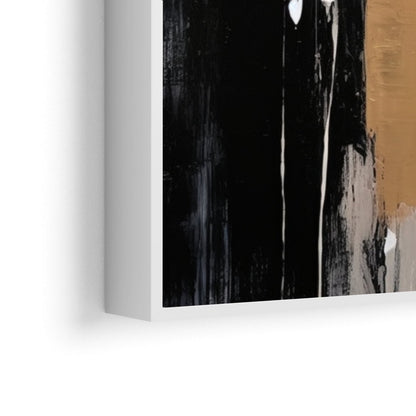 Zarte Harmonie, 70 x 100 cm, mit schwarzem Rahmen